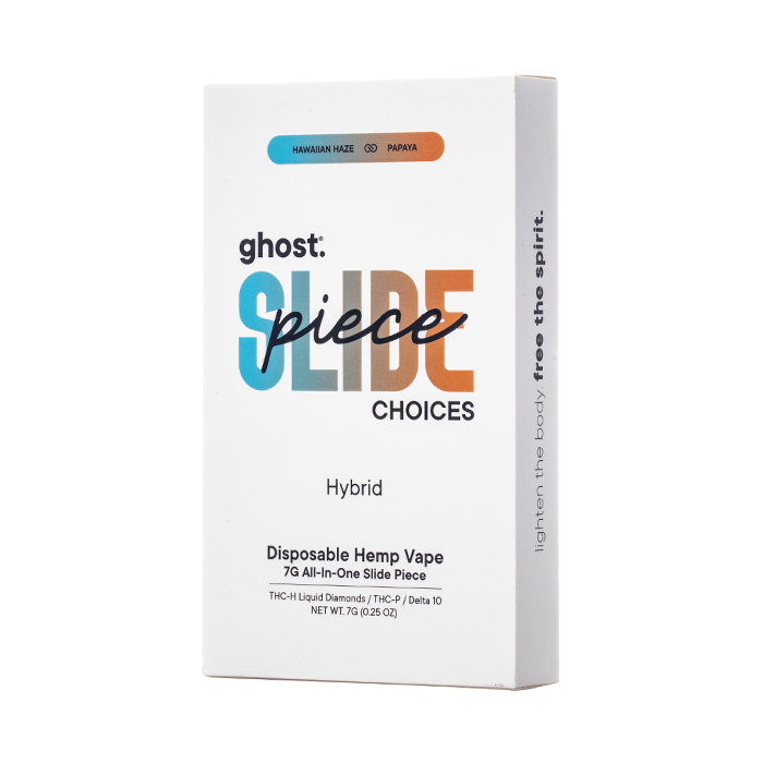 Ghost Hemp Slide Piece Choices THCH Disposable 7G