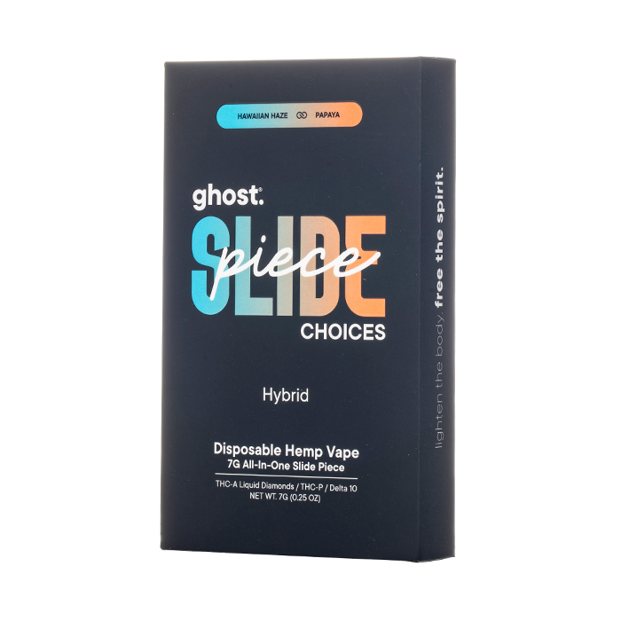 Ghost Slide Piece Choices THCA Disposable 7G
