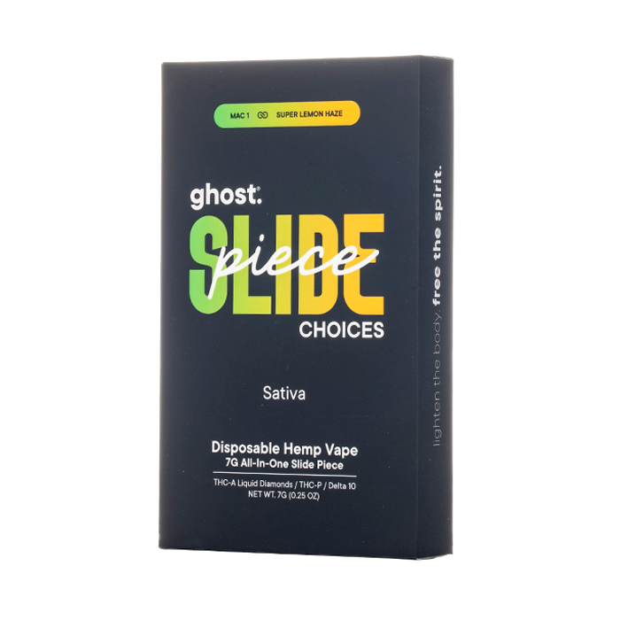 Ghost Slide Piece Choices THCA Disposable 7G