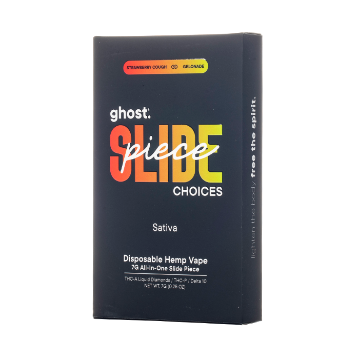 Ghost Slide Piece Choices THCA Disposable 7G